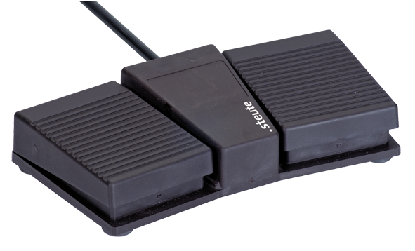 Steute KF2 1PW/1PW 2 - 2 Pedal Foot Switch with thermoplastic enclosure & 2m pre-wired cable